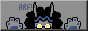 pixel art of a dog with paws